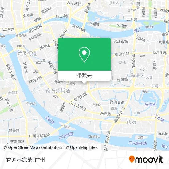杏园春凉茶地图