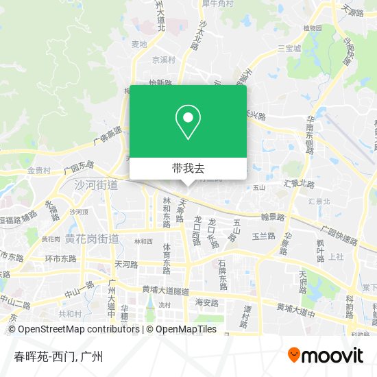 春晖苑-西门地图
