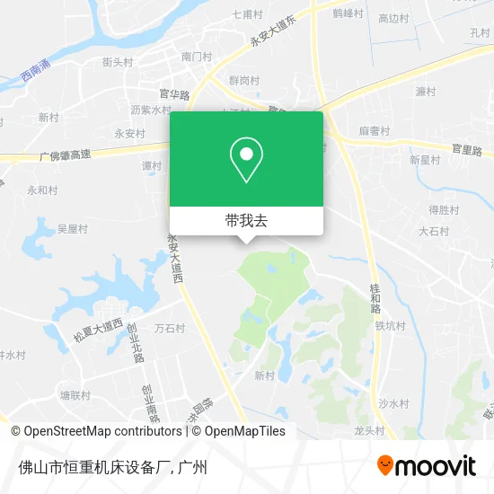 佛山市恒重机床设备厂地图