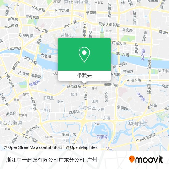 浙江中一建设有限公司广东分公司地图
