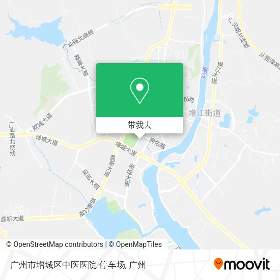 广州市增城区中医医院-停车场地图