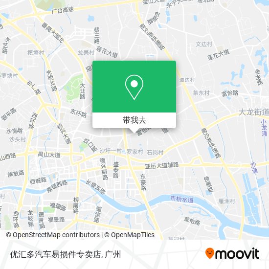 优汇多汽车易损件专卖店地图
