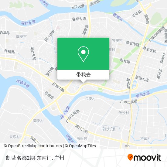 凯蓝名都2期-东南门地图