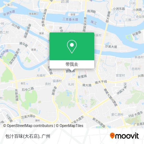 包汁百味(大石店)地图