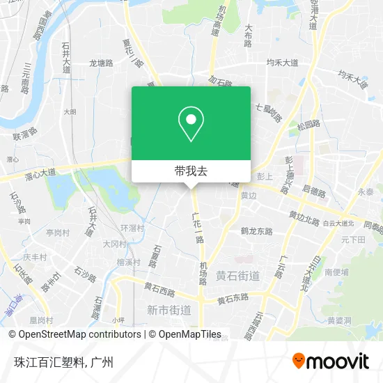 珠江百汇塑料地图