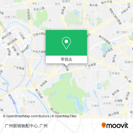 广州眼镜验配中心地图