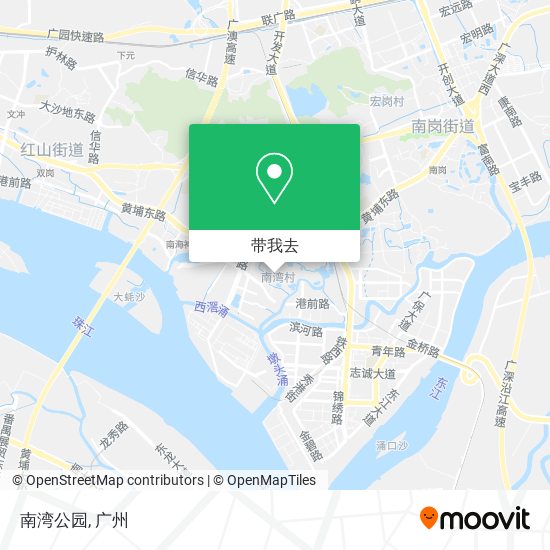 南湾公园地图
