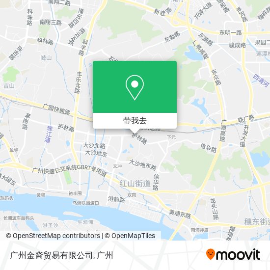 广州金裔贸易有限公司地图