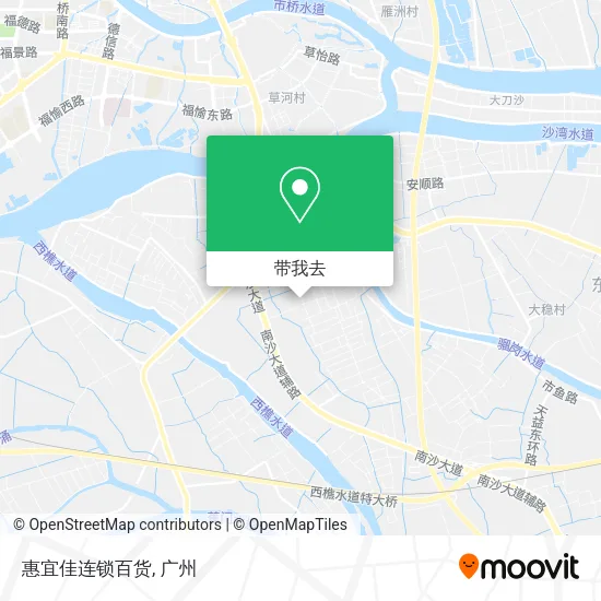 惠宜佳连锁百货地图
