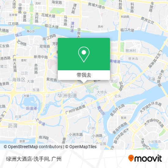 绿洲大酒店-洗手间地图