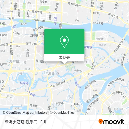 绿洲大酒店-洗手间地图