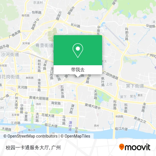 校园一卡通服务大厅地图