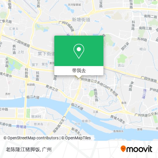 老陈隆江猪脚饭地图