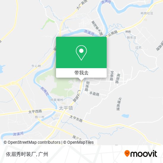 依眉秀时装厂地图