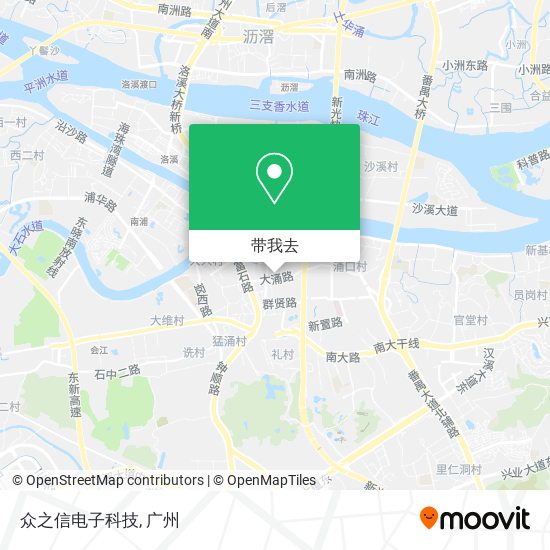 众之信电子科技地图