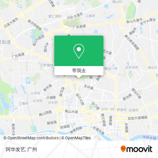 阿华发艺地图
