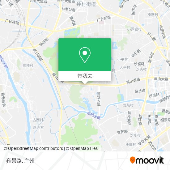 雍景路地图
