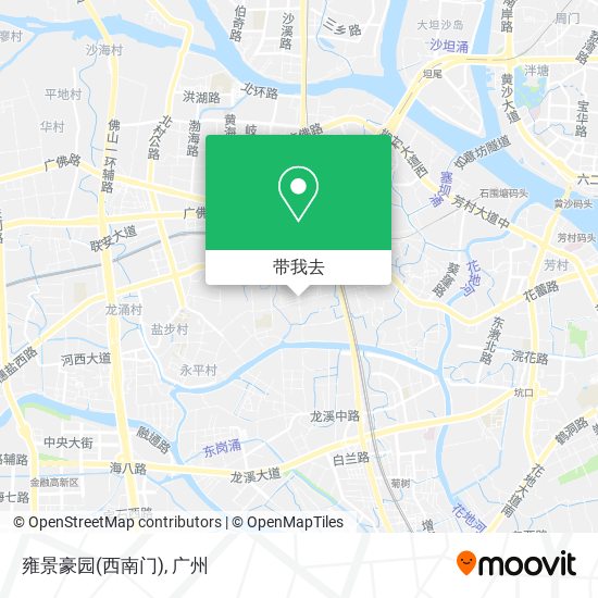 雍景豪园(西南门)地图