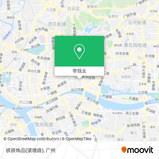 祺祺饰品(湛塘路)地图