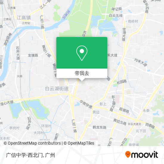 广信中学-西北门地图