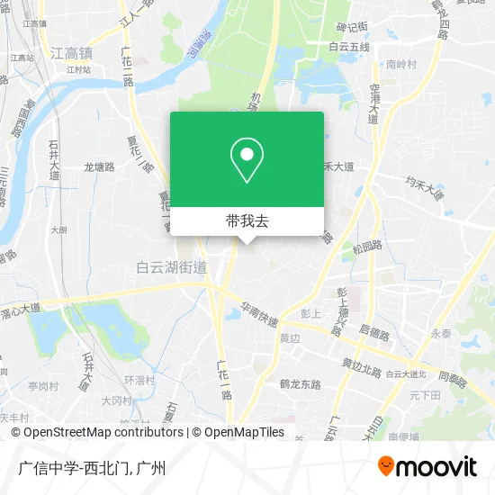 广信中学-西北门地图
