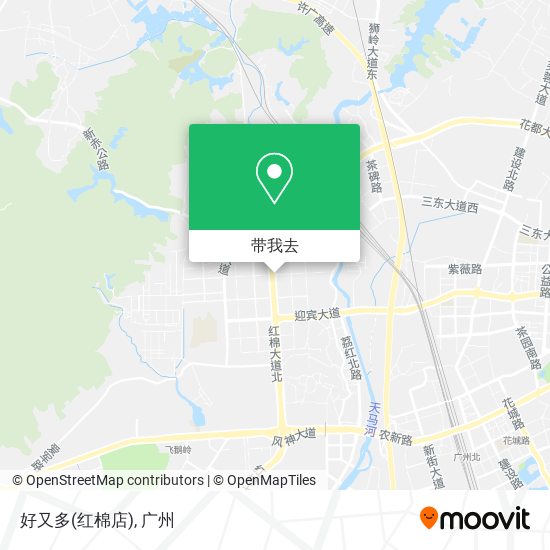 好又多(红棉店)地图