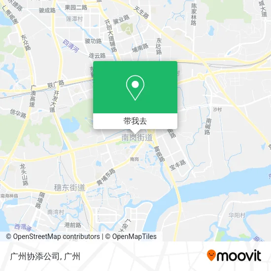 广州协添公司地图