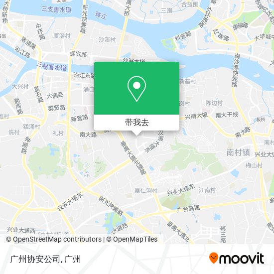 广州协安公司地图