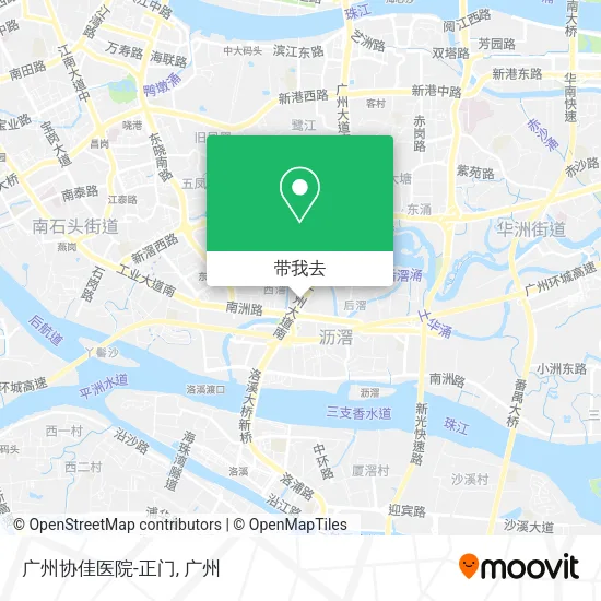 广州协佳医院-正门地图