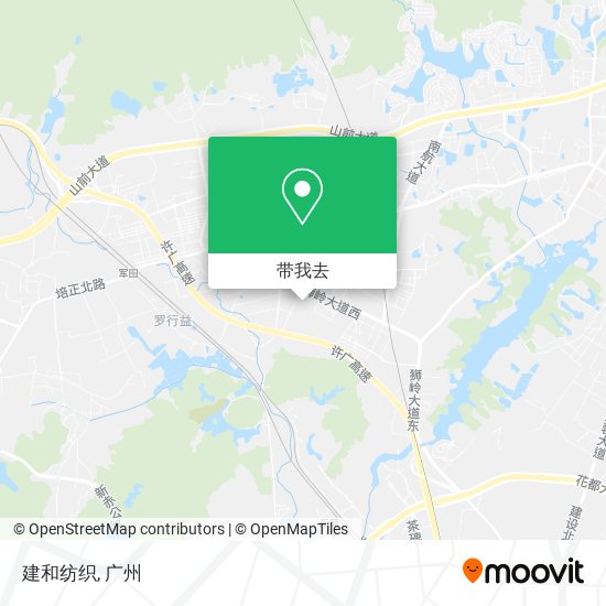 建和纺织地图