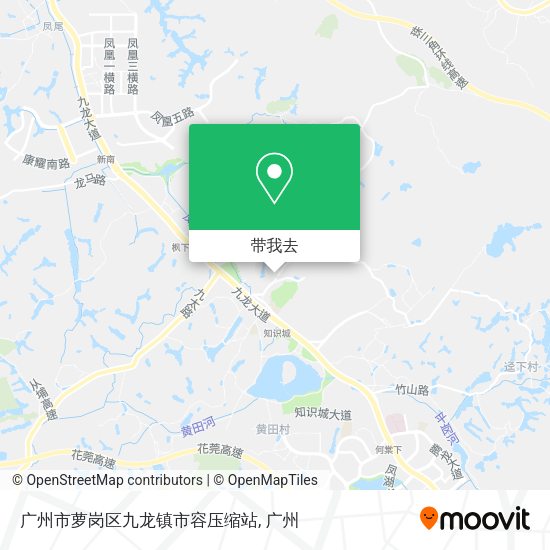 广州市萝岗区九龙镇市容压缩站地图