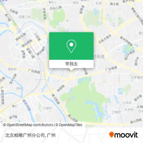 北京精雕广州分公司地图
