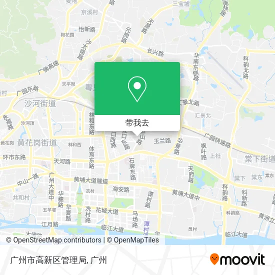 广州市高新区管理局地图