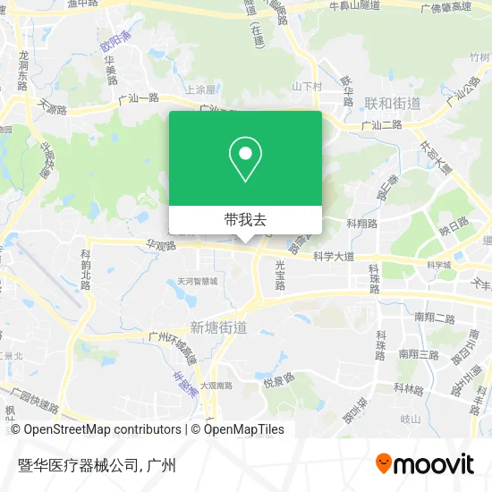 暨华医疗器械公司地图