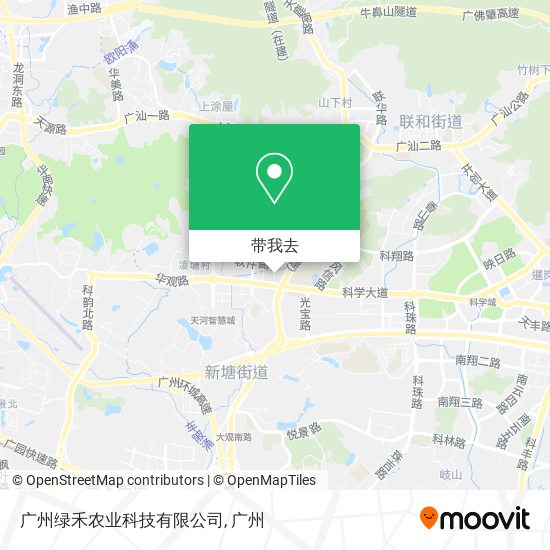 广州绿禾农业科技有限公司地图