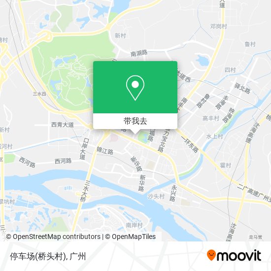 停车场(桥头村)地图
