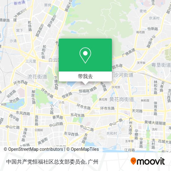 中国共产党恒福社区总支部委员会地图