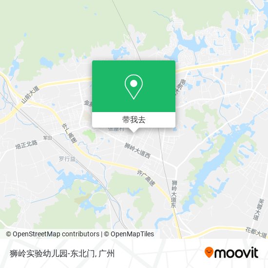 狮岭实验幼儿园-东北门地图