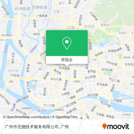 广州市北德技术服务有限公司地图