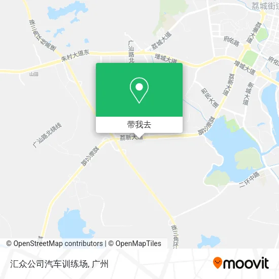 汇众公司汽车训练场地图