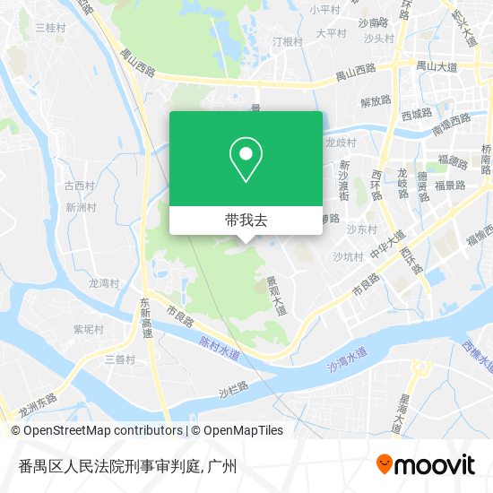 番禺区人民法院刑事审判庭地图