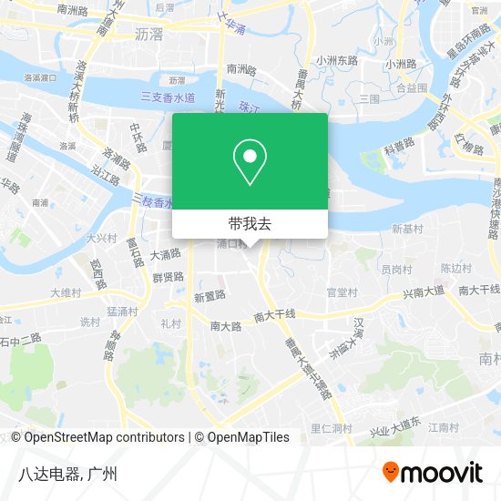 八达电器地图