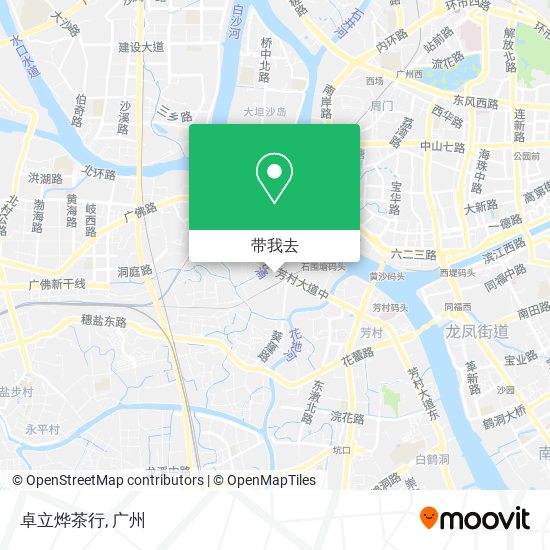 卓立烨茶行地图