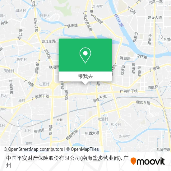 中国平安财产保险股份有限公司(南海盐步营业部)地图