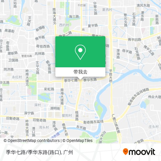 季华七路/季华东路(路口)地图