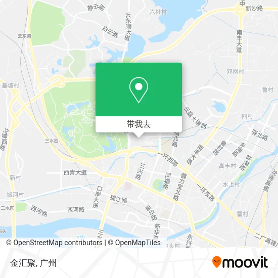 金汇聚地图