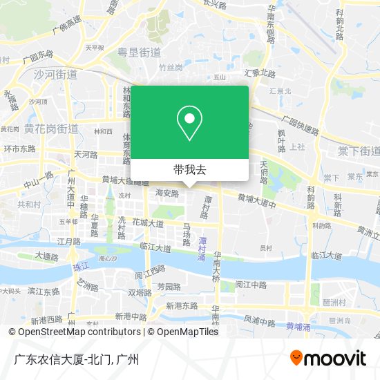 广东农信大厦-北门地图