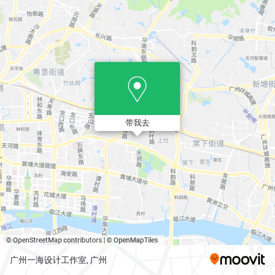 广州一海设计工作室地图