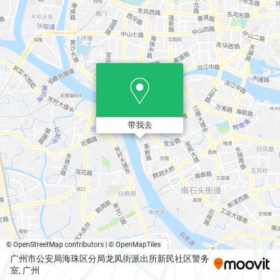 广州市公安局海珠区分局龙凤街派出所新民社区警务室地图