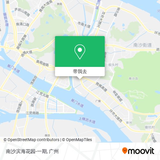 南沙滨海花园-一期地图